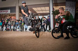 BMX stunt